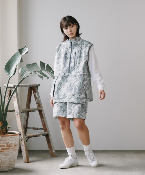 未使用品 and wander ナイロンベスト ジャケット M / 白 and wander ベスト ジレ wander/アンドワンダー×GRAMICCI