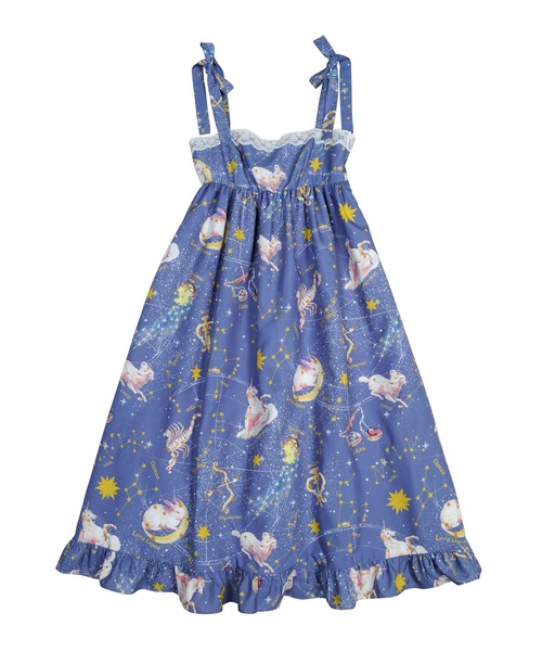 MILK（ミルク） ジャンパースカート Blue Moon ドレス : ZOZOTOWN