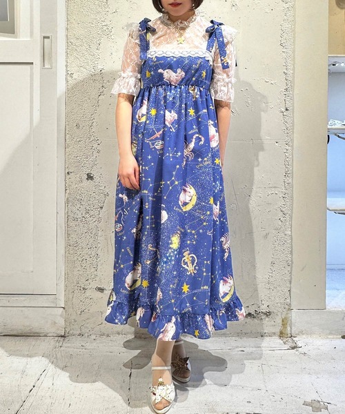 MILK（ミルク） ジャンパースカート Blue Moon ドレス : ZOZOTOWN