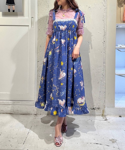 MILK（ミルク） ジャンパースカート Blue Moon ドレス : ZOZOTOWN