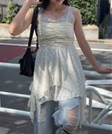 チュニック ●コットンレース イレギュラーヘム...の詳細画像3
