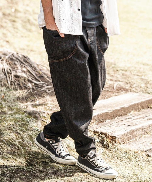 CAMBIO（カンビオ） ジーンズ mp13617- デニムガーデニングバルーン