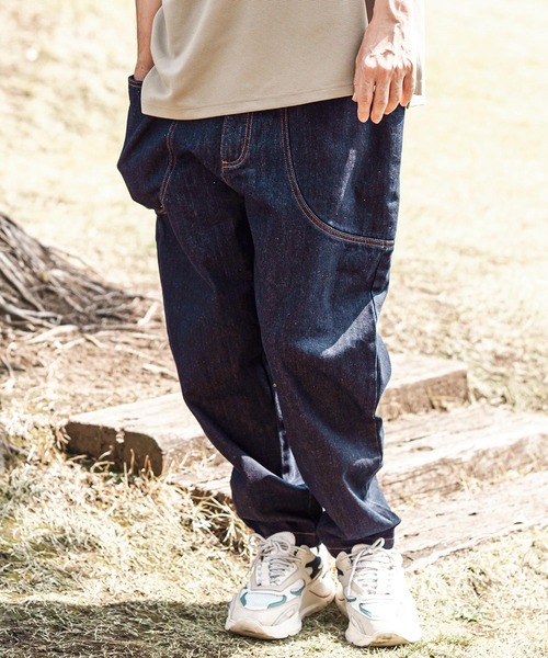 CAMBIO（カンビオ） ジーンズ mp13617- デニムガーデニングバルーン