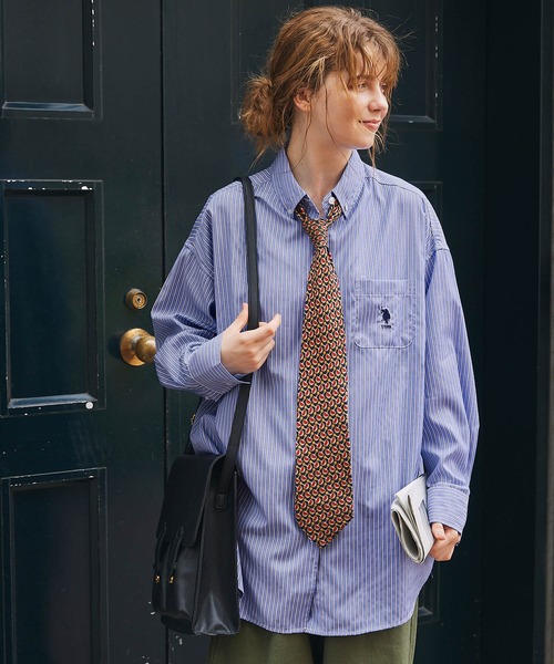 U.S. POLO ASSN. 「U.S. ASSN.」 ドルマンスリーブシャツ FREE