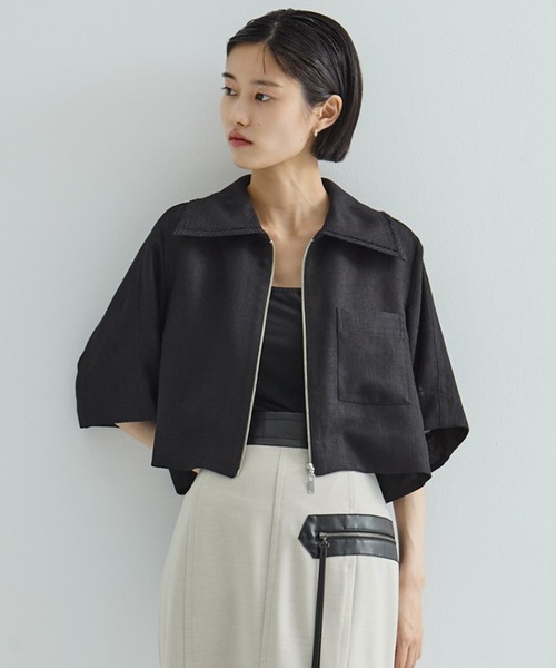 ブラウス シャツ 「STUDIOUS/ステュディオス」Half Sleeve Mesh Shirt/ハーフスリーブメッシュシャツ レディース STUDIOUS ブラウス シャツ 「STUDIOUS/ステュディオス」Half