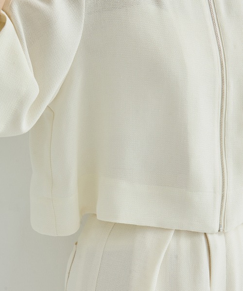 ブラウス シャツ 「STUDIOUS/ステュディオス」Half Sleeve Mesh Shirt/ハーフスリーブメッシュシャツ レディース STUDIOUS ブラウス シャツ 「STUDIOUS/ステュディオス」Half