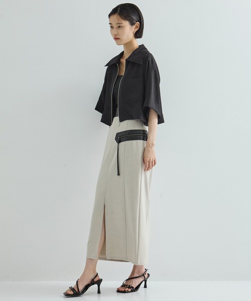 ブラウス シャツ 「STUDIOUS/ステュディオス」Half Sleeve Mesh Shirt/ハーフスリーブメッシュシャツ レディース STUDIOUS ブラウス シャツ 「STUDIOUS/ステュディオス」Half