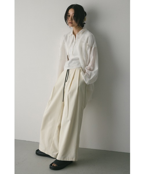 ブラウス シャツ ルーズポケットシアーシャツ 春服/夏服 レディース W 