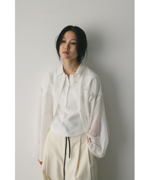 ブラウス シャツ ルーズポケットシアーシャツ　春服/夏服 レディース STYLEMIXER ブラウス シャツ ルーズポケットシアーシャツ 春服
