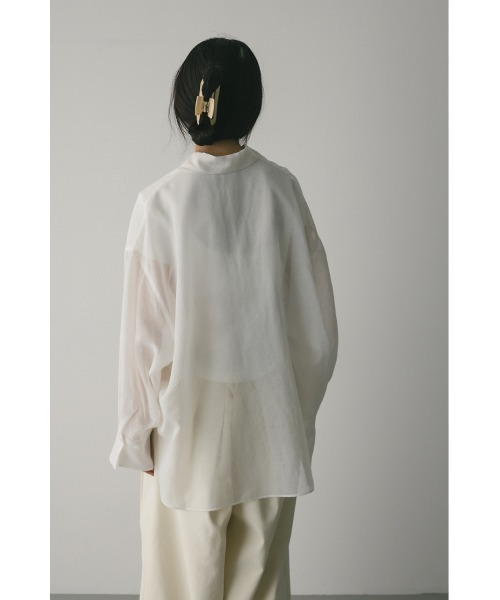 ブラウス シャツ ルーズポケットシアーシャツ　春服/夏服 レディース STYLEMIXER ブラウス シャツ ルーズポケットシアーシャツ 春服