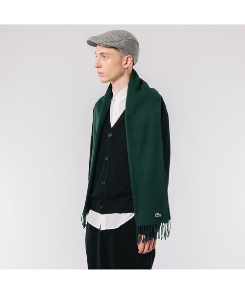 [LACOSTE] muffler FREE бежевый мужской 