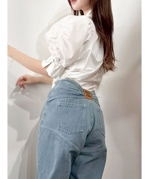 dazzlin ジーンズ デニム デニムパンツ リボンネームデニム