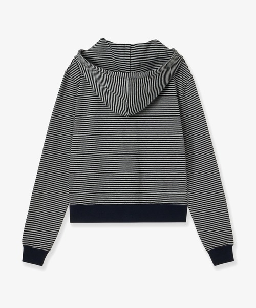 AEAE ♥ STRIPE SMALL LETTER HOOD ZIP UP /追跡付 STRIPE SMALL LETTER HOOD ZIP UP [KHAKI] – aeae JAPAN