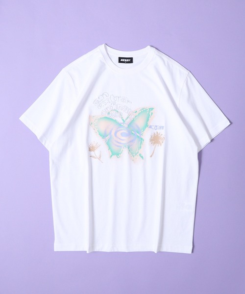 NERDY tシャツ ドリームライク バタフライ 半袖 Tシャツ メンズ