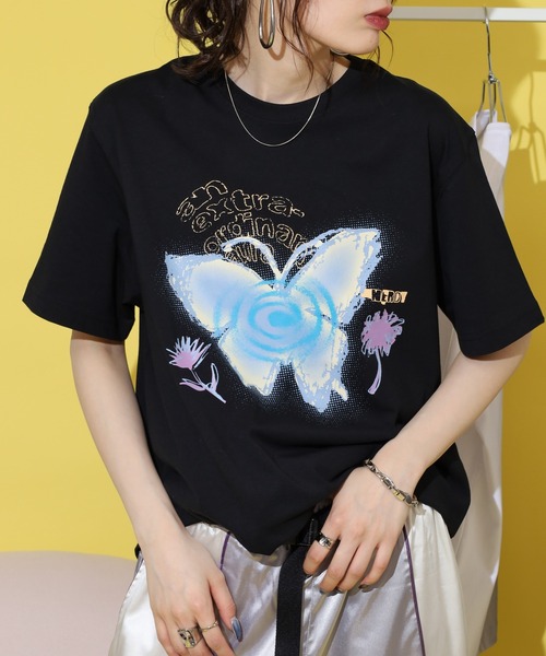 NERDY tシャツ ドリームライク バタフライ 半袖 Tシャツ メンズ