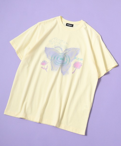 NERDY tシャツ ドリームライク バタフライ 半袖 Tシャツ メンズ