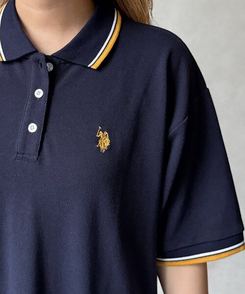 【関税込】 ポロドレス - ブルー U.S. POLO ASSN. ワンピース ポロワンピース : ZOZOTOWN Yahoo