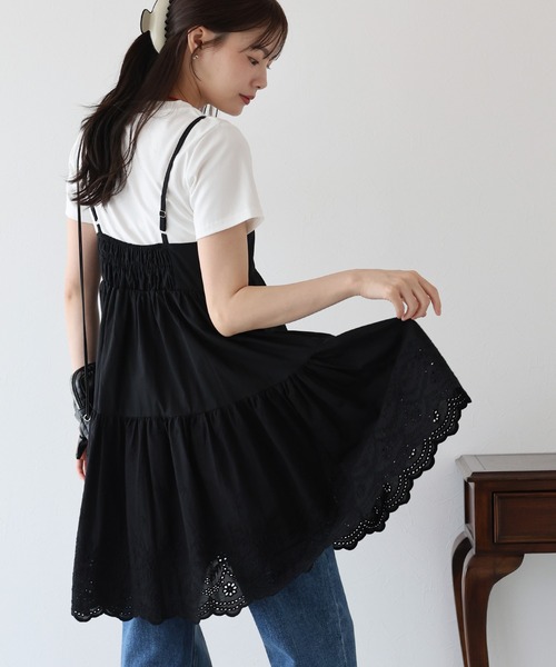 BLUEEAST（ブルーイースト） チュニック コットンレースミニワンピース