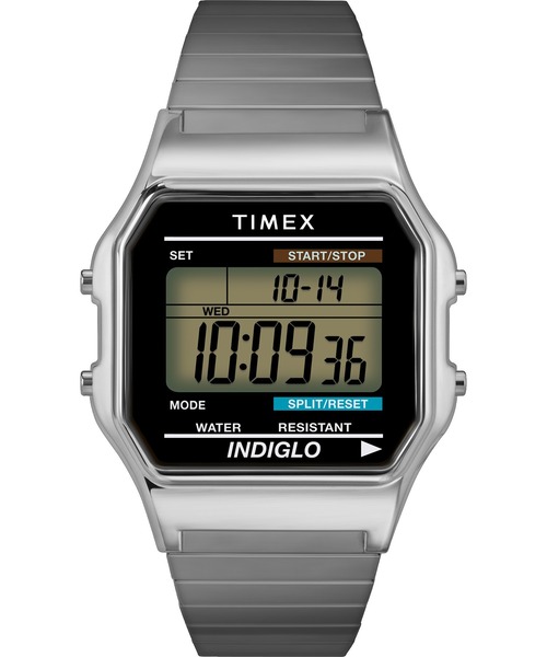 Timex デジタル腕時計 シルバー TIMEX 「TIMEX」 デジタル腕時計 FREE シルバー メンズ