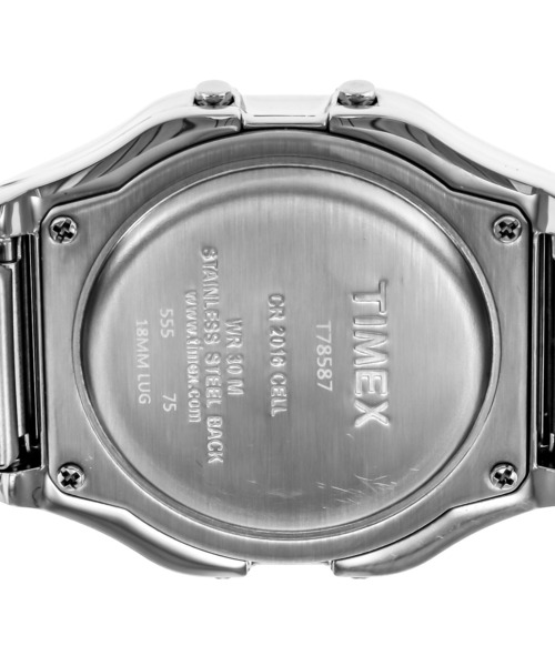Timex デジタル腕時計 シルバー TIMEX 「TIMEX」 デジタル腕時計 FREE シルバー メンズ