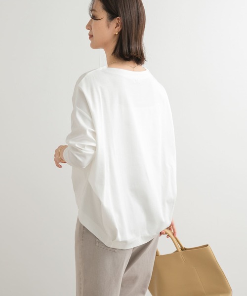 「URBAN RESEARCH DOORS」 7分袖カットソー MEDIUM オフホワイト レディース