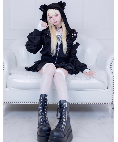 ililil パーカー 「ililil/イルイルイル」「きまぐれニャンコの