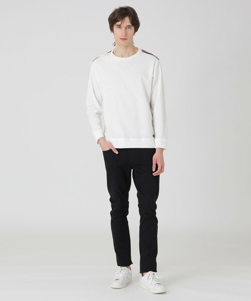 即完売品　新作　BLACK LABEL CRESTBRIDGE 長袖カットソー BLACK LABEL CRESTBRIDGE tシャツ 「一部店舗限定」ヨーク