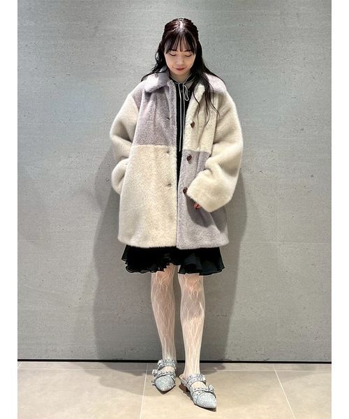 fur fur - FUR FUR  ファーコート ビッグカラートレンチコート(コート)｜アウター｜FURFUR（ファー
