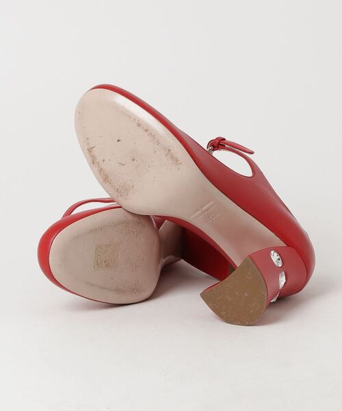 「miu miu」 パンプス 35.5 レッド レディース