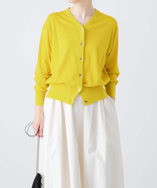 かぐれ カーディガン コットンエアリーカーディガン レディース