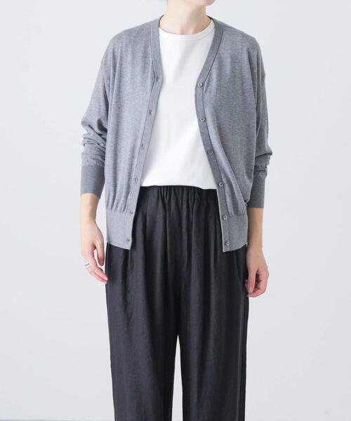 かぐれ カーディガン コットンエアリーカーディガン レディース