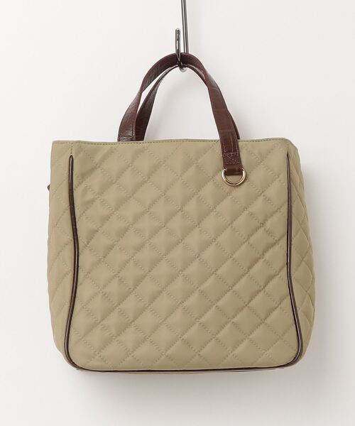 MZ WALLACE（エムジーウォレス） キルティングハンドバッグ - ベージュ