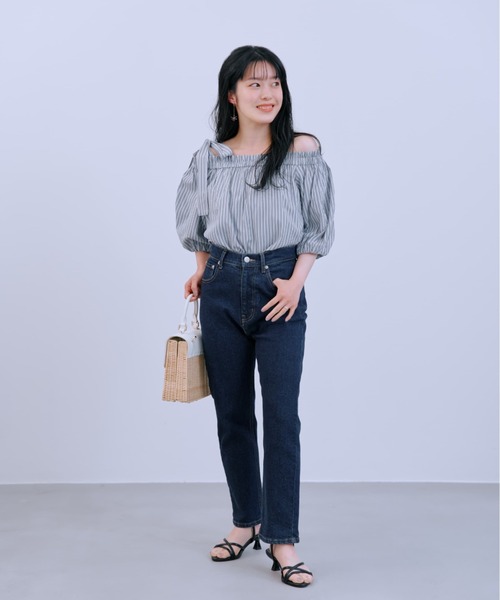 新品未使用★タグ付　COHINA 低身長デニム サイズS COHINA（コヒナ） ジーンズ デニム デニムパンツ COHINA DENIM スリム