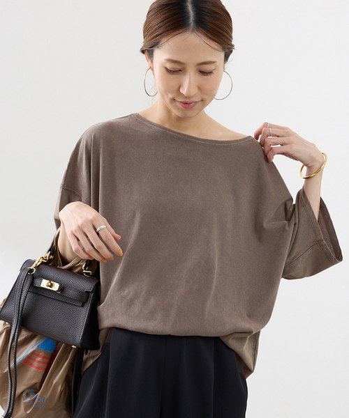FRAMeWORK tシャツ ドライタッチ加工SS-Tee レディース