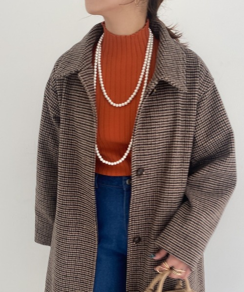 「archives」 ステンカラーコート MEDIUM グレー レディース_画像3