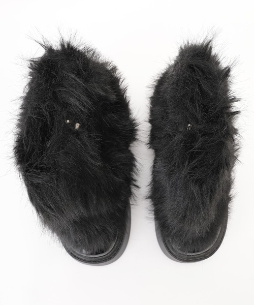 Lace Ladies（レースレディース） ブーツ レザー調 ファー レッグ