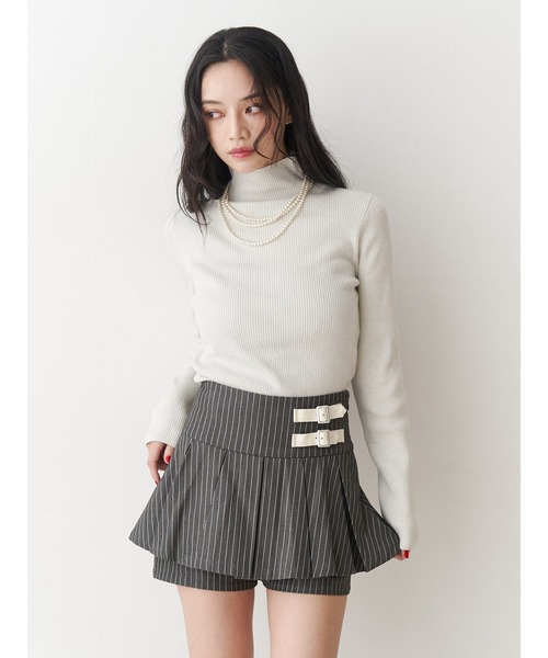 jouetie（ジュエティ） スカート ベルトプリーツミニスカパン