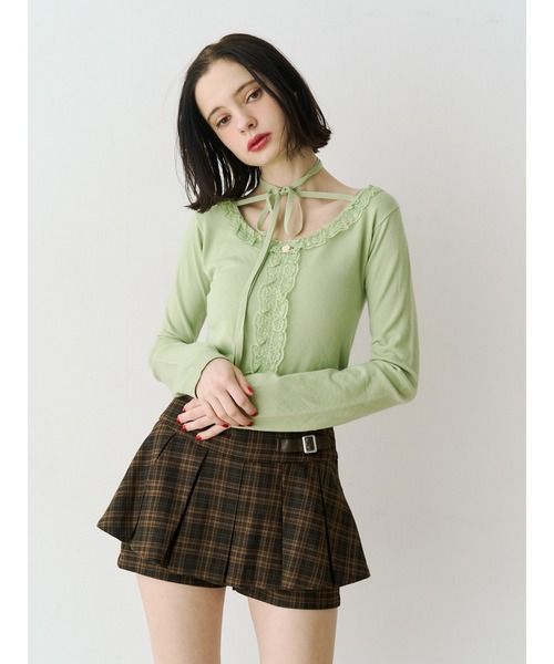 jouetie（ジュエティ） スカート ベルトプリーツミニスカパン