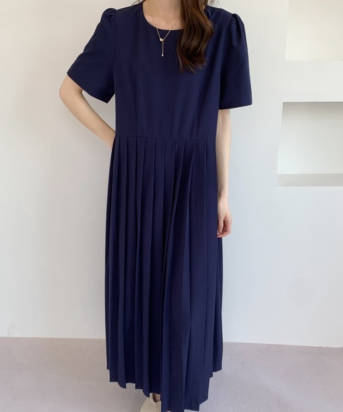 「ABITOKYO」 半袖ワンピース FREE ライトブルー レディース_画像2