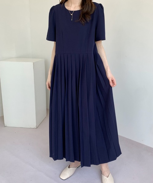 「ABITOKYO」 半袖ワンピース FREE ライトブルー レディース_画像6