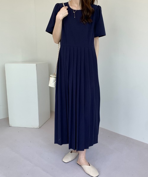 「ABITOKYO」 半袖ワンピース FREE ライトブルー レディース_画像7