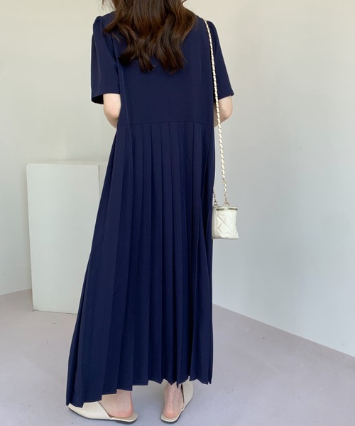 「ABITOKYO」 半袖ワンピース FREE ライトブルー レディース_画像8