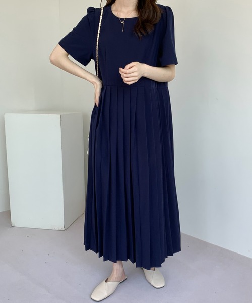 「ABITOKYO」 半袖ワンピース FREE ライトブルー レディース_画像9