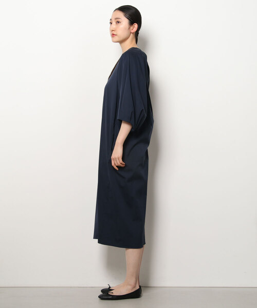 TICCAネイビー長袖ワンピース TICCAネイビー長袖ワンピース TICCA ティッカ 長袖シャツワンピース