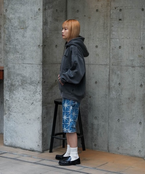 パーカー 「THRASHER / スラッシャー」ピグメントキモウＺＩＰフーディー 裏起毛 ヘビースウェット マグロゴ メンズ レディース_6
