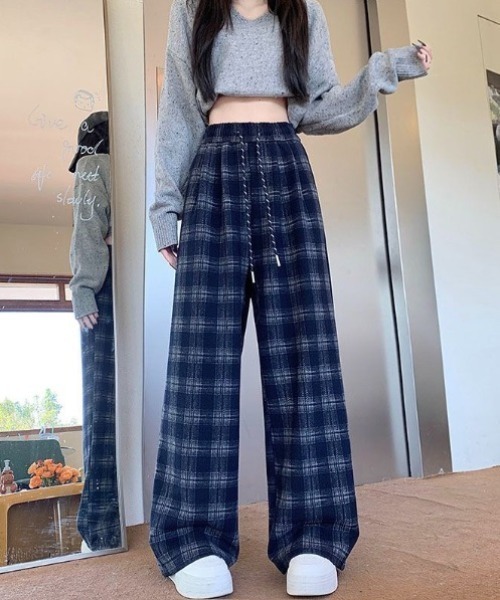 ■新品■SOPHNET. チェック ワイド イージー パンツ■L■2021SS■ パンツ チェック柄ワイドイージーパンツ レディース : ZOZOTOWN Yahoo