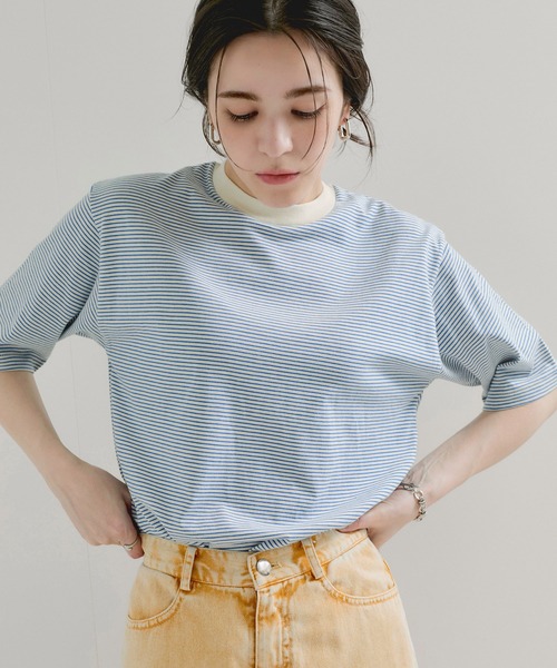 「Healthknit」 半袖カットソー FREE ホワイト系その他3 レディース_画像5