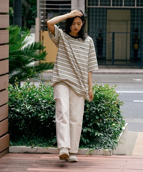 「RVCA」 半袖Tシャツ X-LARGE グリーン系その他 メンズ_画像7