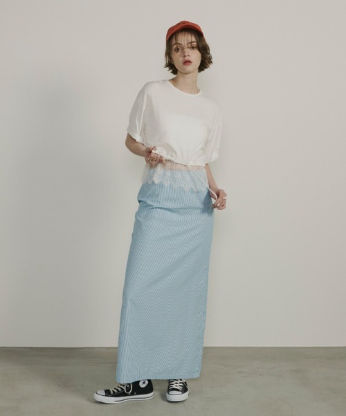 「Unitage」 半袖Tシャツ FREE ブラック レディース_画像4