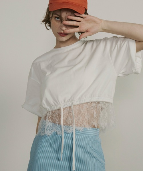 「Unitage」 半袖Tシャツ FREE ブラック レディース_画像7